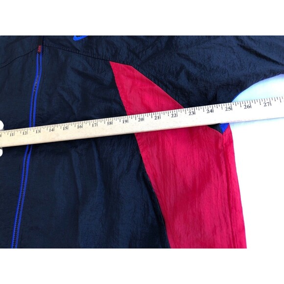 Vintage Nike Track Jacket Adult XL Mens Retro 90s Blue Windbreaker - Picture 6 of 11